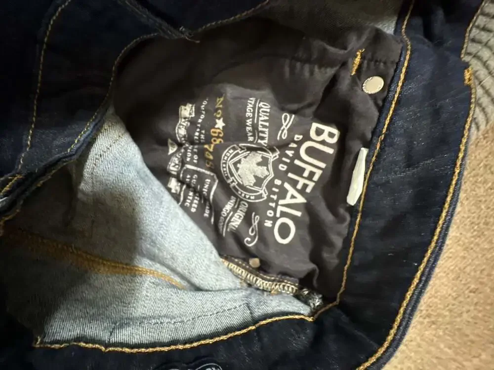 Buffalo David Bitton Ash Slim Fit Jeans Dark Wash Size 33x32